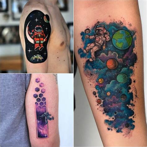 Space Inspired Tattoos - Planet Tattoo Ideas for Men and Women