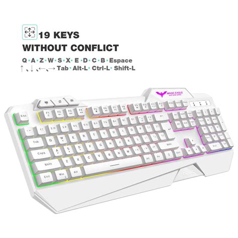 HAVIT HV-KB558CM Gaming Keyboard and Mouse Combo (Rainbow Backlit)