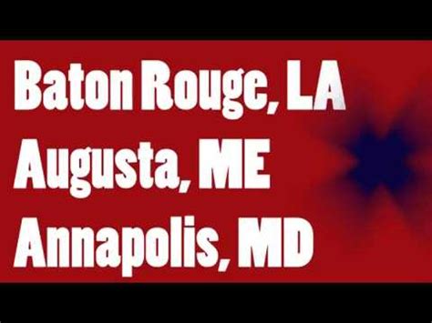 Learn the 50 US State Capitals and 50 State Abbreviations 50 States Song - YouTube