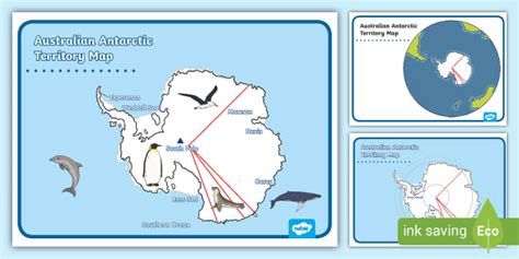 Australian Antarctic Territory Maps | Twinkl Resource