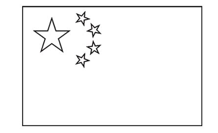 China Flag Color Chart