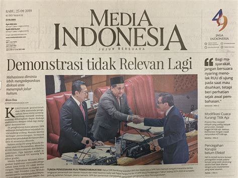 Surat Kabar Indonesia Terbaik Pada Tahun 2018