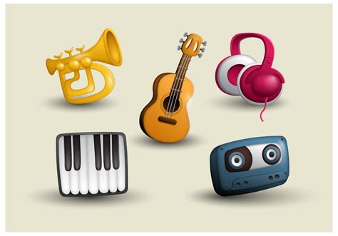 Free Music Icons Vector 144280 Vector Art at Vecteezy