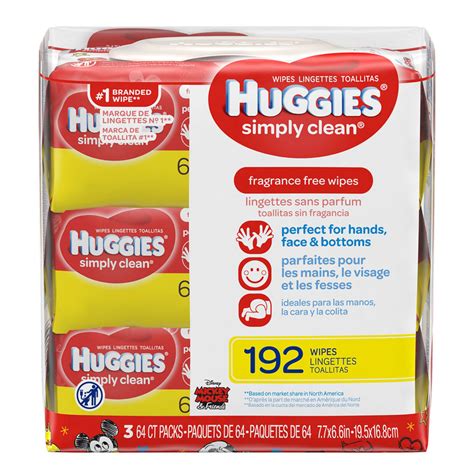 Huggies Simply Clean Unscented Baby Wipes, 216-count (3-pack) | Wipes & Warmers - Shop Your Navy ...