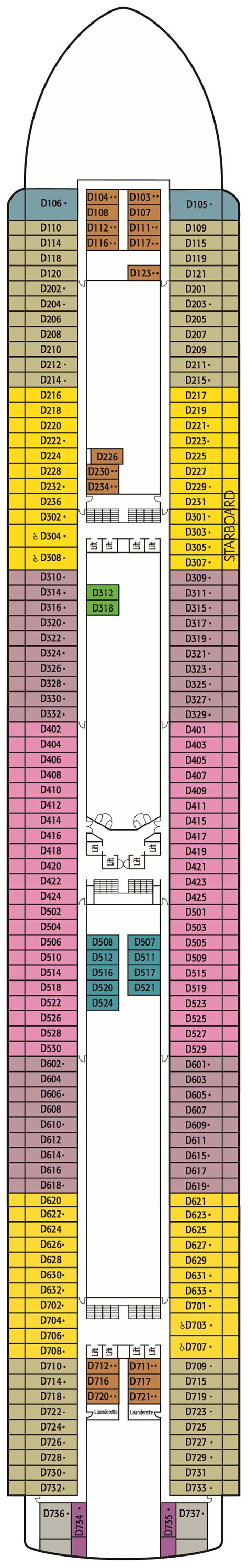 Ventura Deck Plans - Cruiseline.com