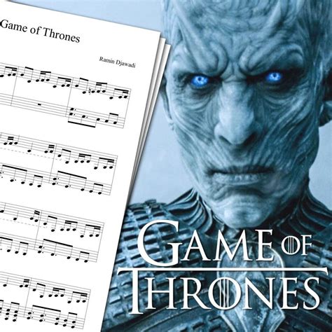 Game of Thrones Theme Sheet Music - Download & Print piano PDF / Midi