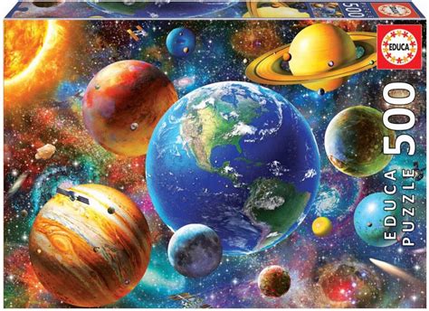 Los mejores puzzles de planetas del Sistema Solar - Juegos de mesa y puzzles