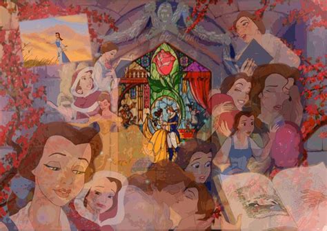 Belle Collage - Disney Princess Fan Art (15249703) - Fanpop