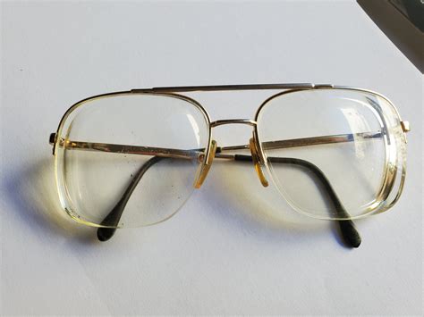 Vintage 1970s/1980s oversized gold wire aviator frames | Eyeglass frames for men, Aviator frames ...