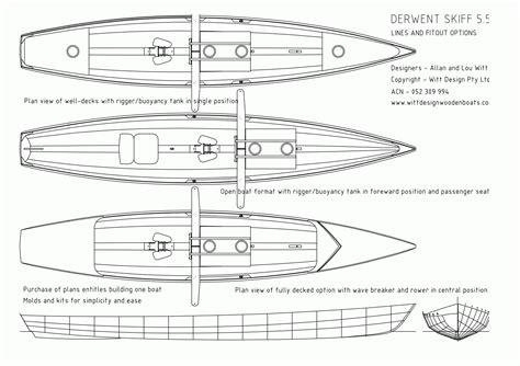 Plans for model rowing boat ~ Lapstrake boat diy