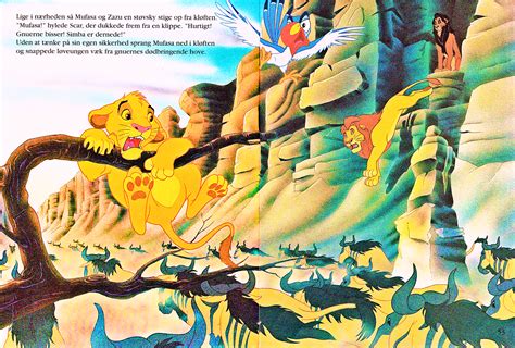 Walt Disney Book Scans – The Lion King: The Story of Simba (Danish ...