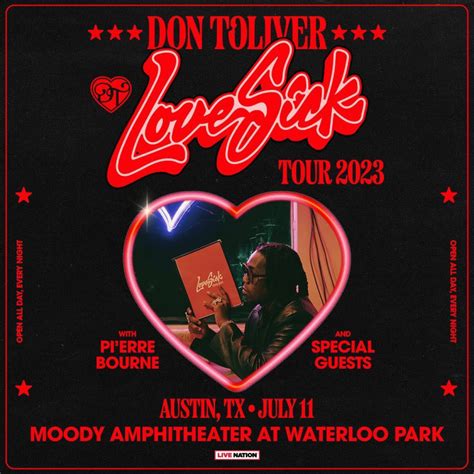 Don Toliver - Thee Love Sick Tour 2023 with Pi'erre Bourne in