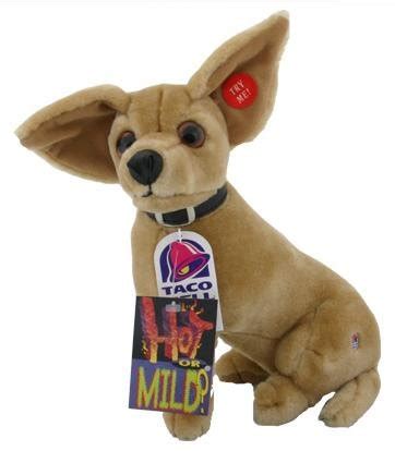 Authentic Taco Bell Chihuahua Talking Plush Dog Toy 11" | eBay