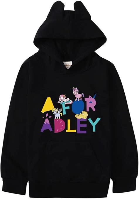 TENGQIANG A for Adley Sweatshirt and Pants 2pcs Set for Girls Kids Youtuber Fans Pullover Hoodie ...