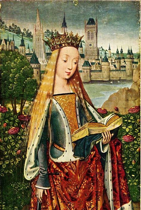 Sainte Catherine - Unknown Flemish artist - 15th century. | Medieval paintings, Medieval art ...