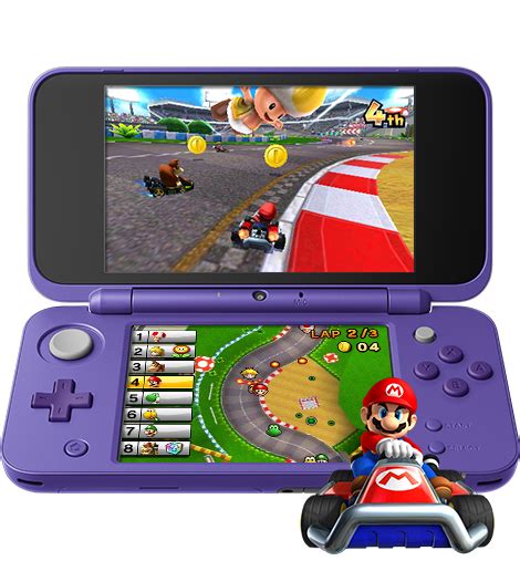 New Nintendo 2DS XL System W/ Mario Kart Pre-installed, Purple Silver | ubicaciondepersonas.cdmx ...