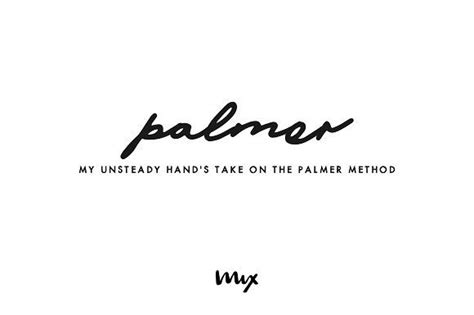 Palmer — An Unsteady Palmer Method | Palmer method, Procreate lettering, Palmer