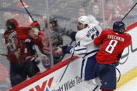 Game Day: Capitals Wrap Up Canadian Circuit Against Maple Leafs, Lines ...