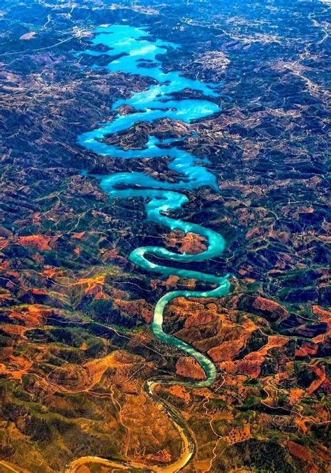 The Blue Dragon River Rio de Odeleite, Portugal | Amazing places on earth, Blue dragon, Earth ...