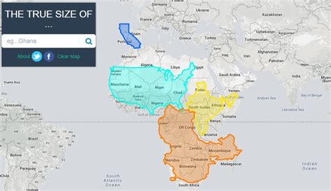 'True Size Map' Will Change Everything You Think About World Geography ...