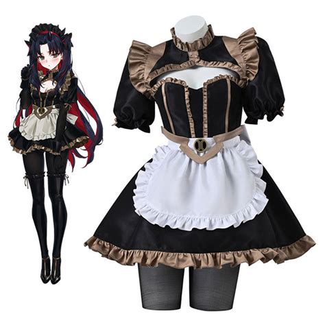 Fate Grand Order FGO Space Ishtar Maid Cosplay Costume – Winkcosplay