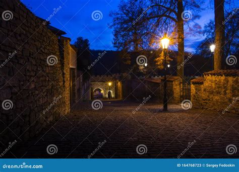 Night Street in Kutna Hora Kuttenberg, Czech Republic Stock Image - Image of bohemia, ancient ...