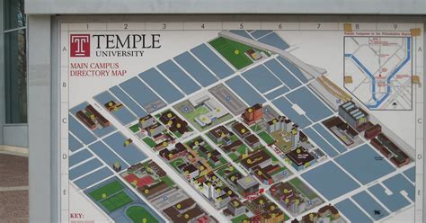 Temple University Main Campus Map | Campus Map