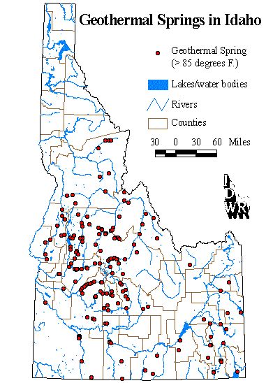 Hot Springs Idaho Map - Zone Map