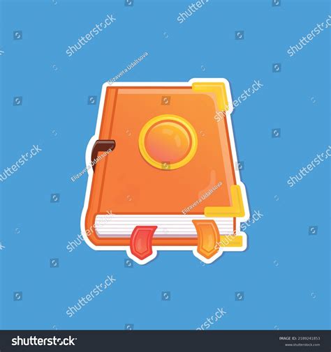 Cartoon Magic Book Vector Illustration Isolated Stock Vector (Royalty Free) 2189241853 ...