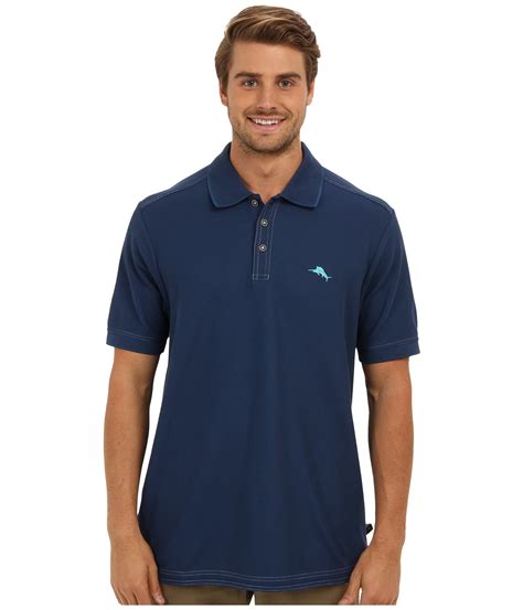 Tommy bahama The Emfielder Polo Shirt in Blue for Men | Lyst