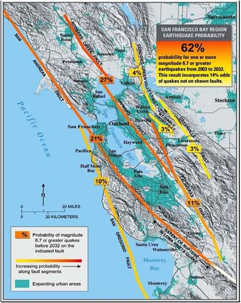 California Fault Line Map (With images) | Earthquake, Geology, San ...