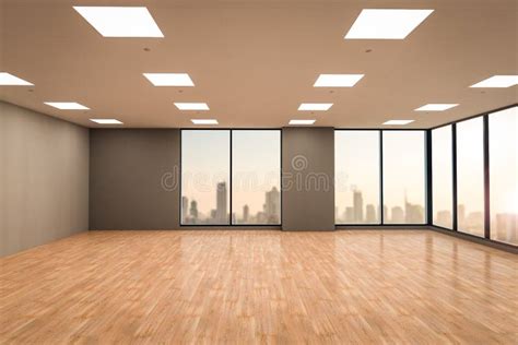 Empty office space stock image. Image of background, interior - 93006867