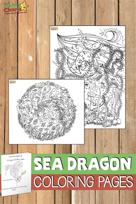 Sea Dragon coloring page pictures to print