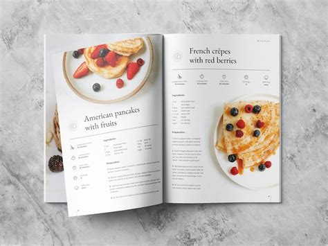 Minimalist Cookbook Template Adobe Indesign Affinity - Etsy | Recipe book design, Cookbook ...