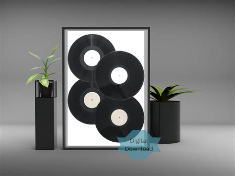 Vinyl Records Printable Wall Art Digital Print Music - Etsy