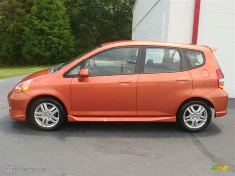 Honda fit sport orange burst