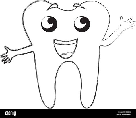 Draw tooth cartoon hi-res stock photography and images - Alamy