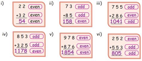 Odd And Even Numbers Patterns