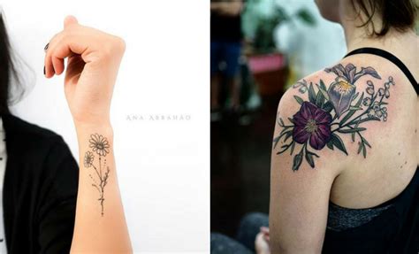 48+ Flower Tattoo Ideas For Women With Meaning Pictures