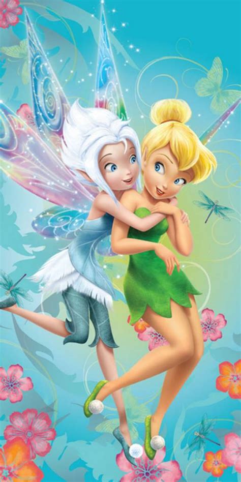 Tinkerbell And Periwinkle Hugging