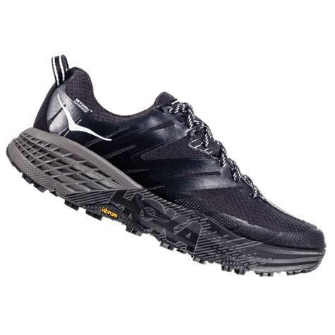 Speedgoat 3 Waterproof Womens HIGH CUSHIONING/WATERPROOF Trail Running Shoes Black/Plein Air ...