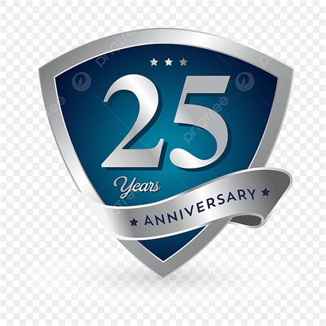 25th Anniversary Logo Vector Art PNG, 25th Anniversary Badge Logo Icon ...