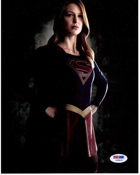 Melissa Benoist Supergirl Actress PSA/DNA #Z56825 Original 8x10 Photo 2 ...