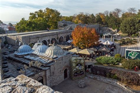 Inside View of Fortress and Panorama To City of Nis, Serbia Editorial ...