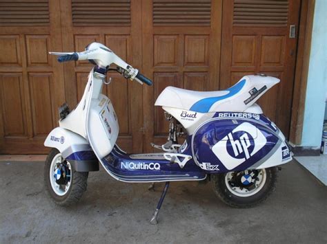 Gambar-gambar vespa modifikasi Paling keren lengkap | Informasi ...