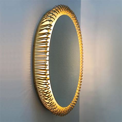 Exceptional Mid-Century Modern Backlit Wall Mirror by Schöninger, 1950s, Germany at 1stDibs ...