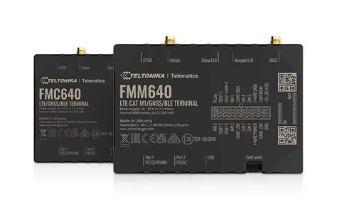 NEW Teltonika 4G Devices - FMC640 And FMM640 - VARIA