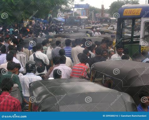 Bustling Crowd at a Popular Railway Station in South India Editorial Photo - Image of ...