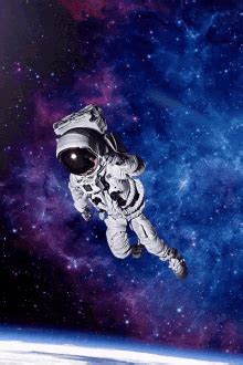 Astronaut Floating In Space Gif