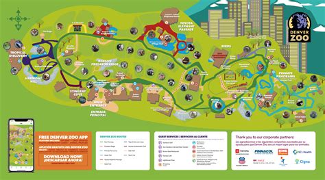 Map - Denver Zoo